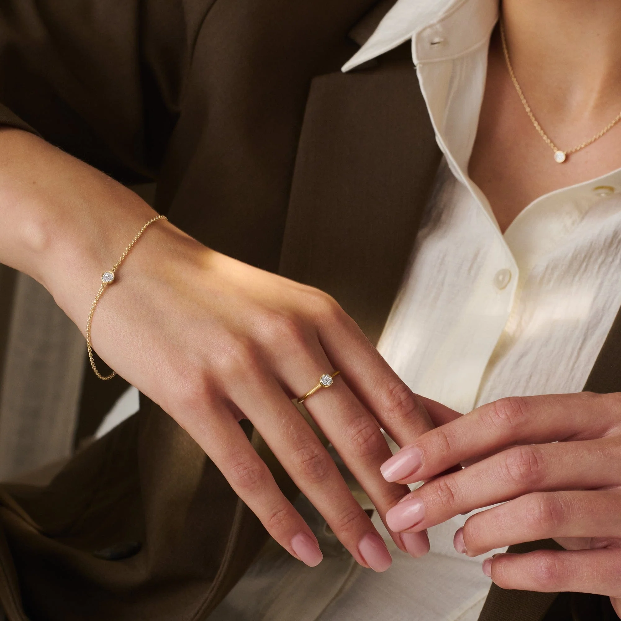 Clogau® Celebration 9ct Solid Gold Necklace with Pavé-Set Lab-Grown Diamonds - Image 3