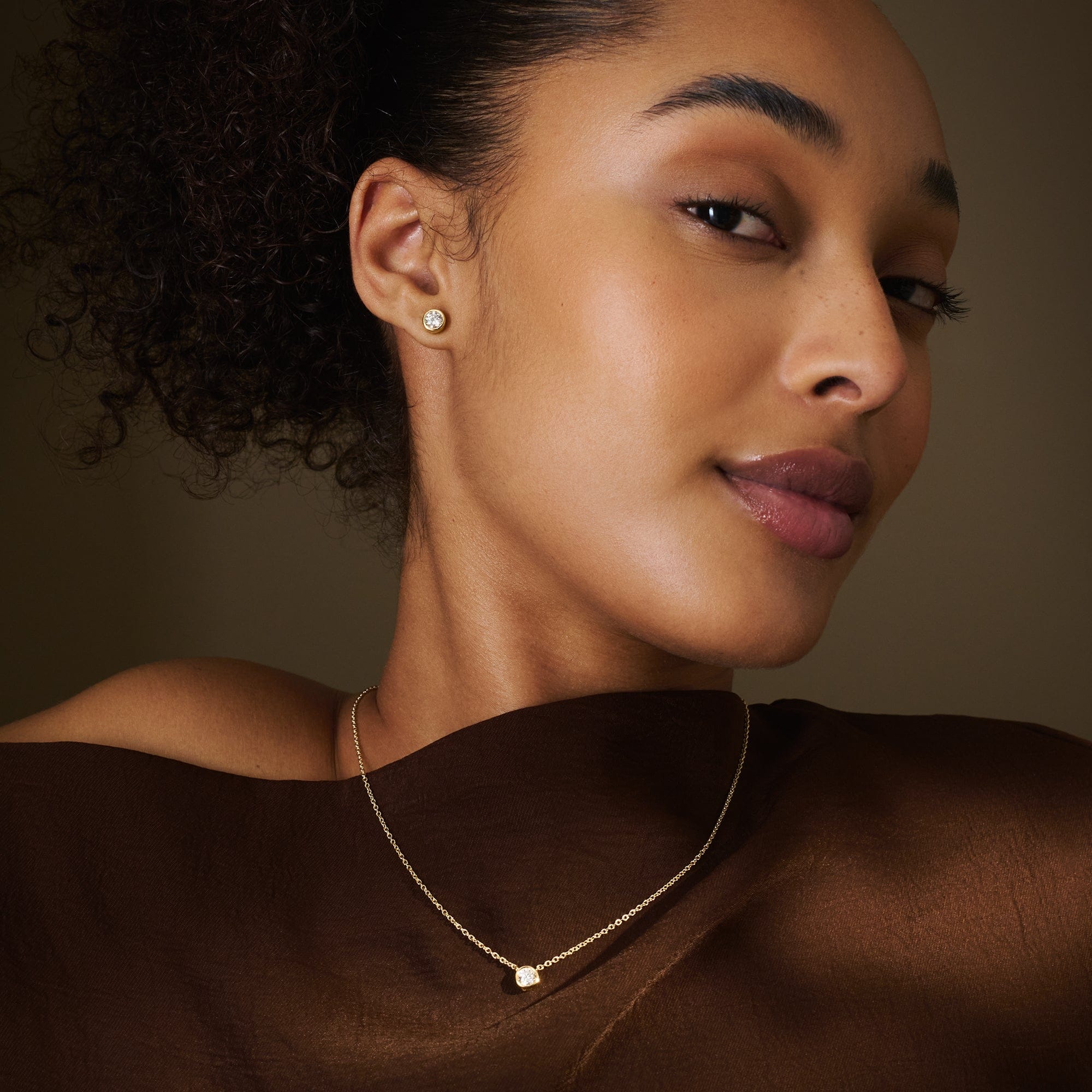 Clogau® Celebration 9ct Solid Gold Necklace with 0.5ct Lab-Grown Diamond - Image 2