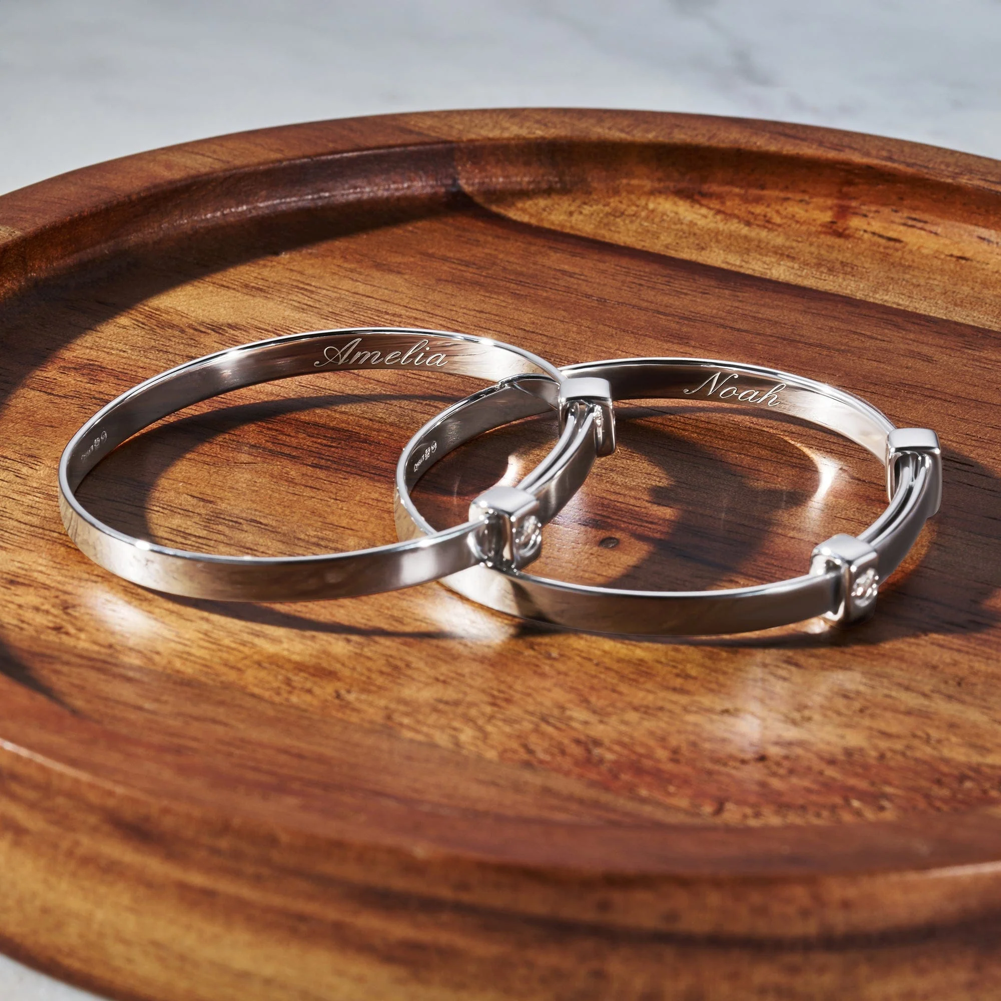 Insignia Sterling Silver Baby Bangle - Image 4