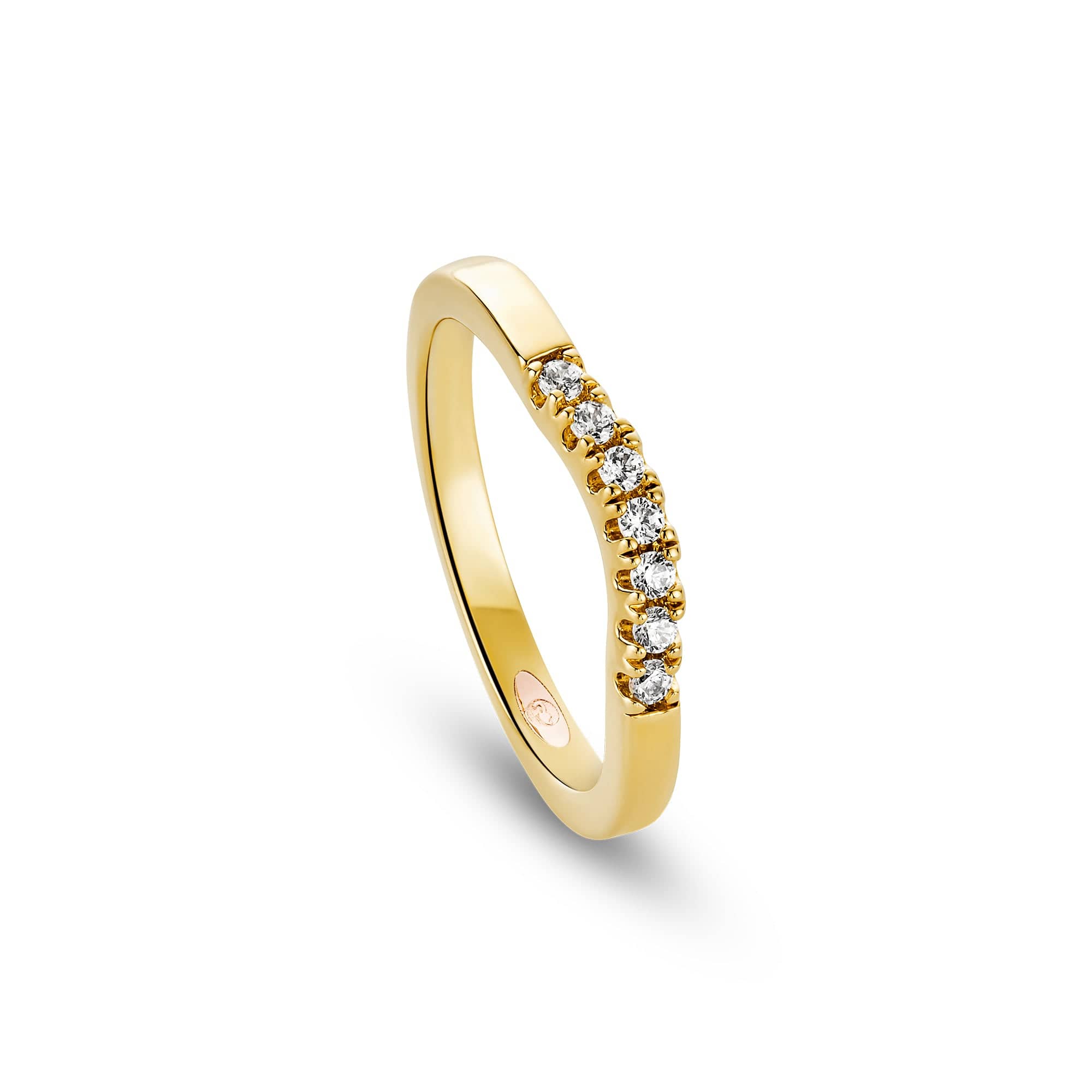 18ct Yellow Gold Past Present FutureĀ® Wedding Ring