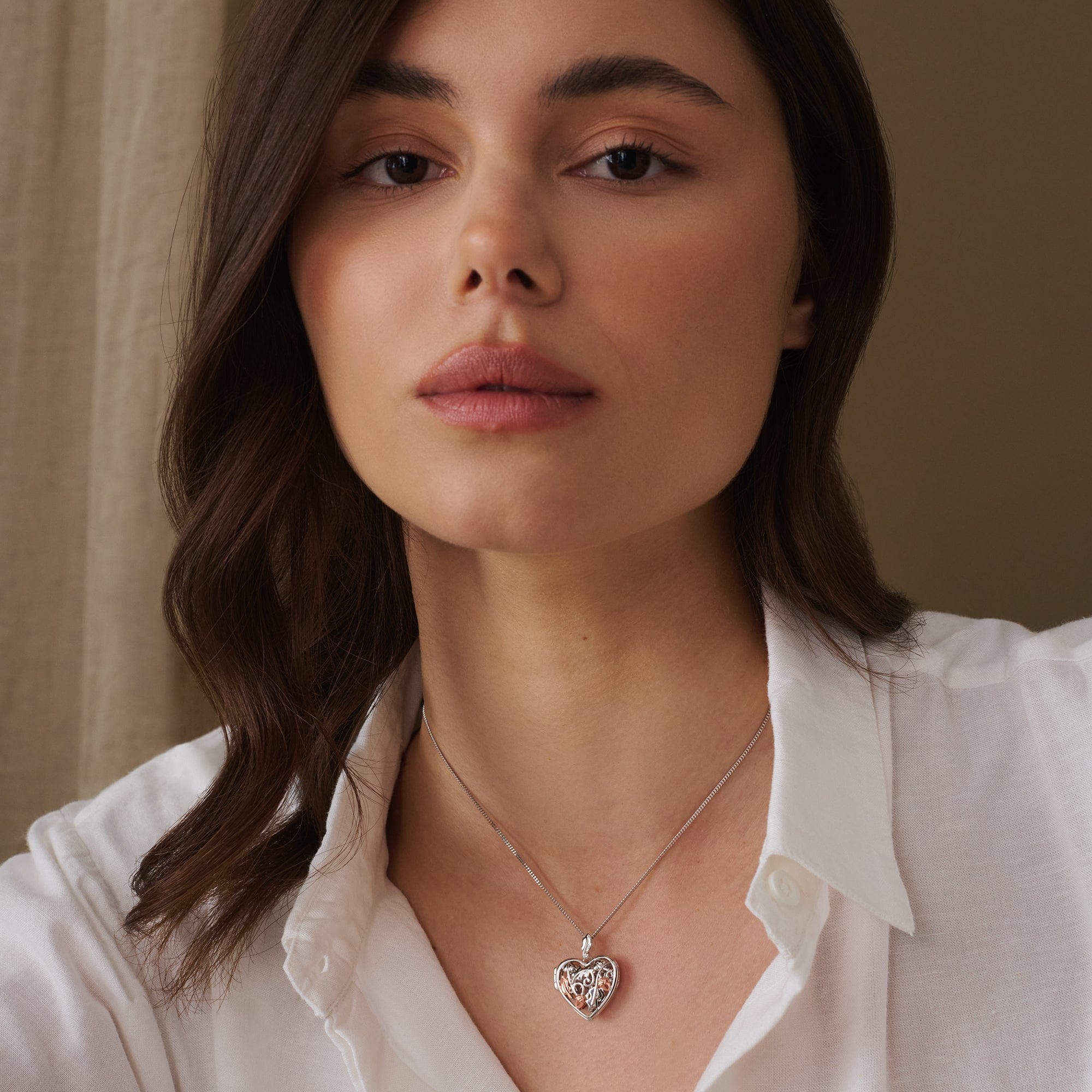 Royal Clogau® Sterling Silver Oak Leaf Locket - Image 2