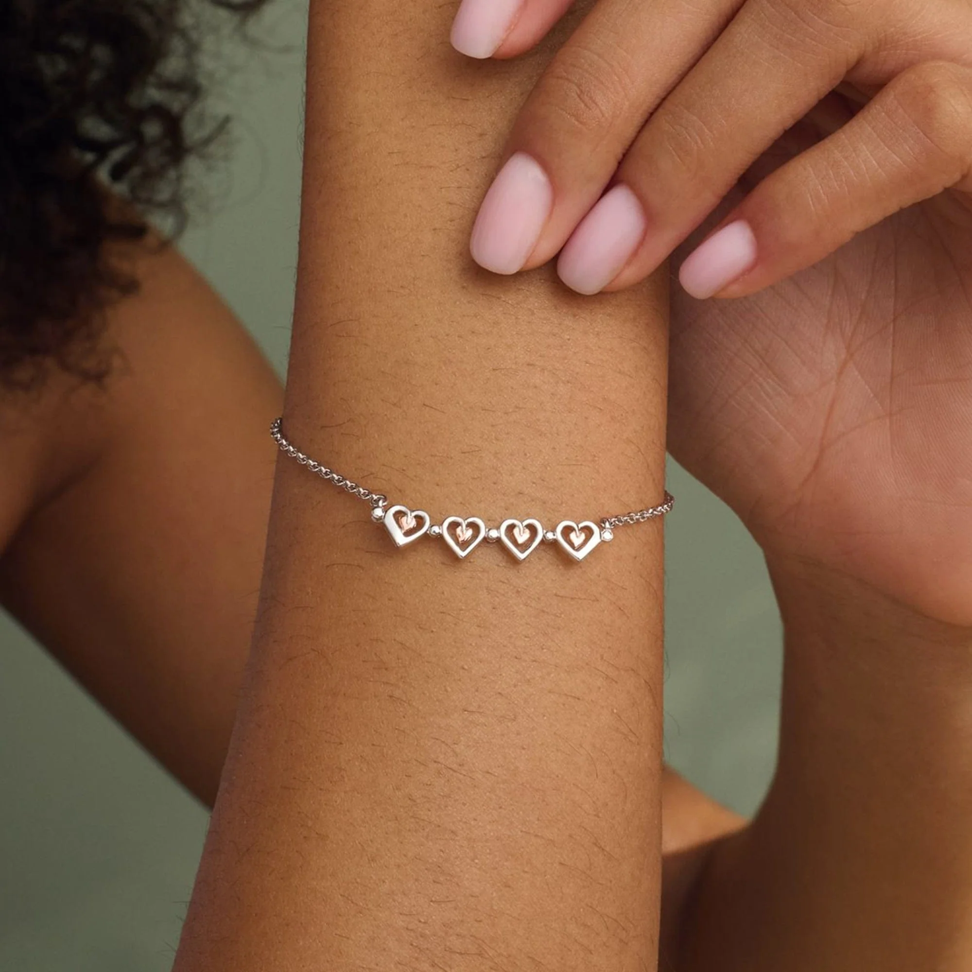 Tree of Life® Sterling Silver Heart Bracelet - Image 4