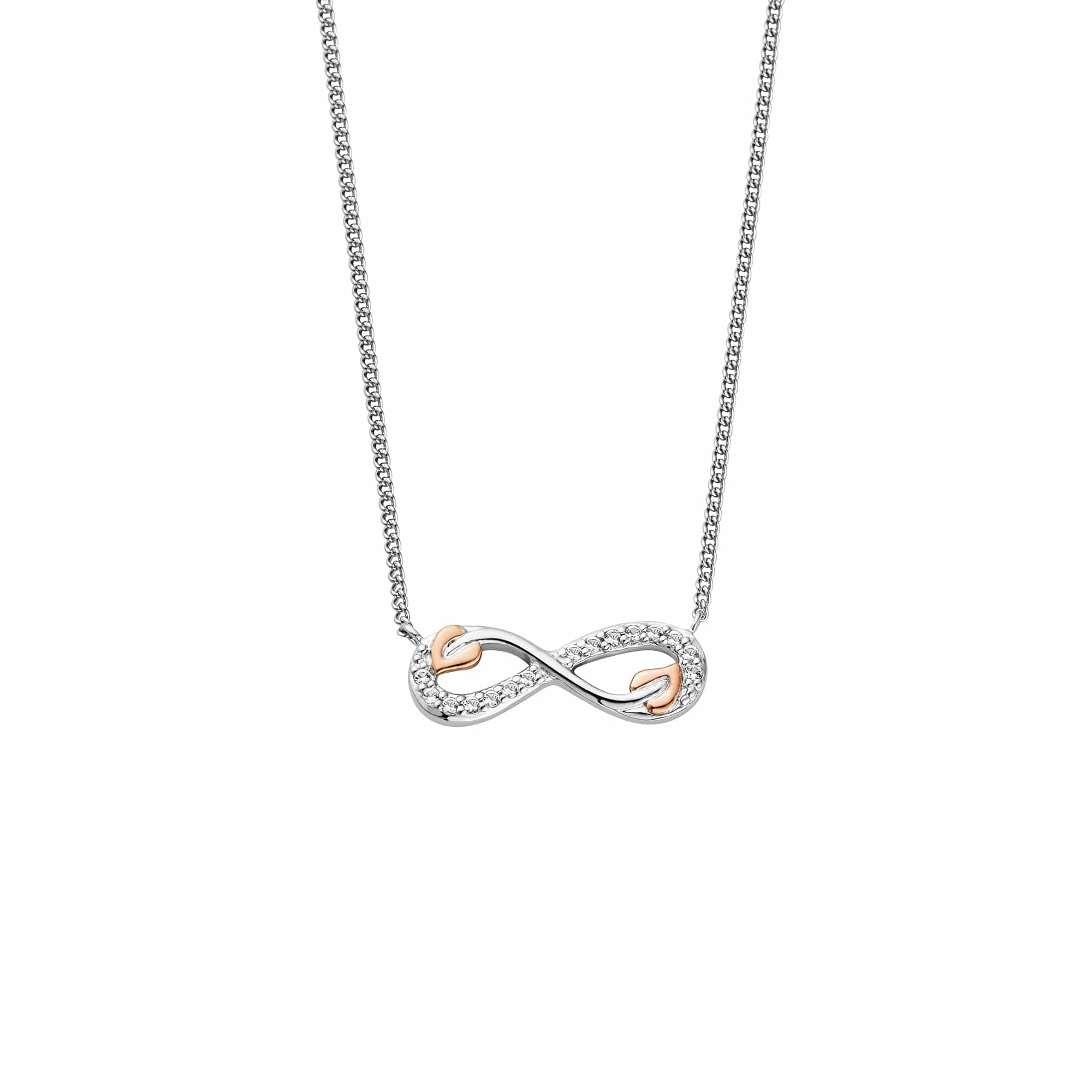 Tree of Life® Sterling Silver Infinity Necklace with Topaz