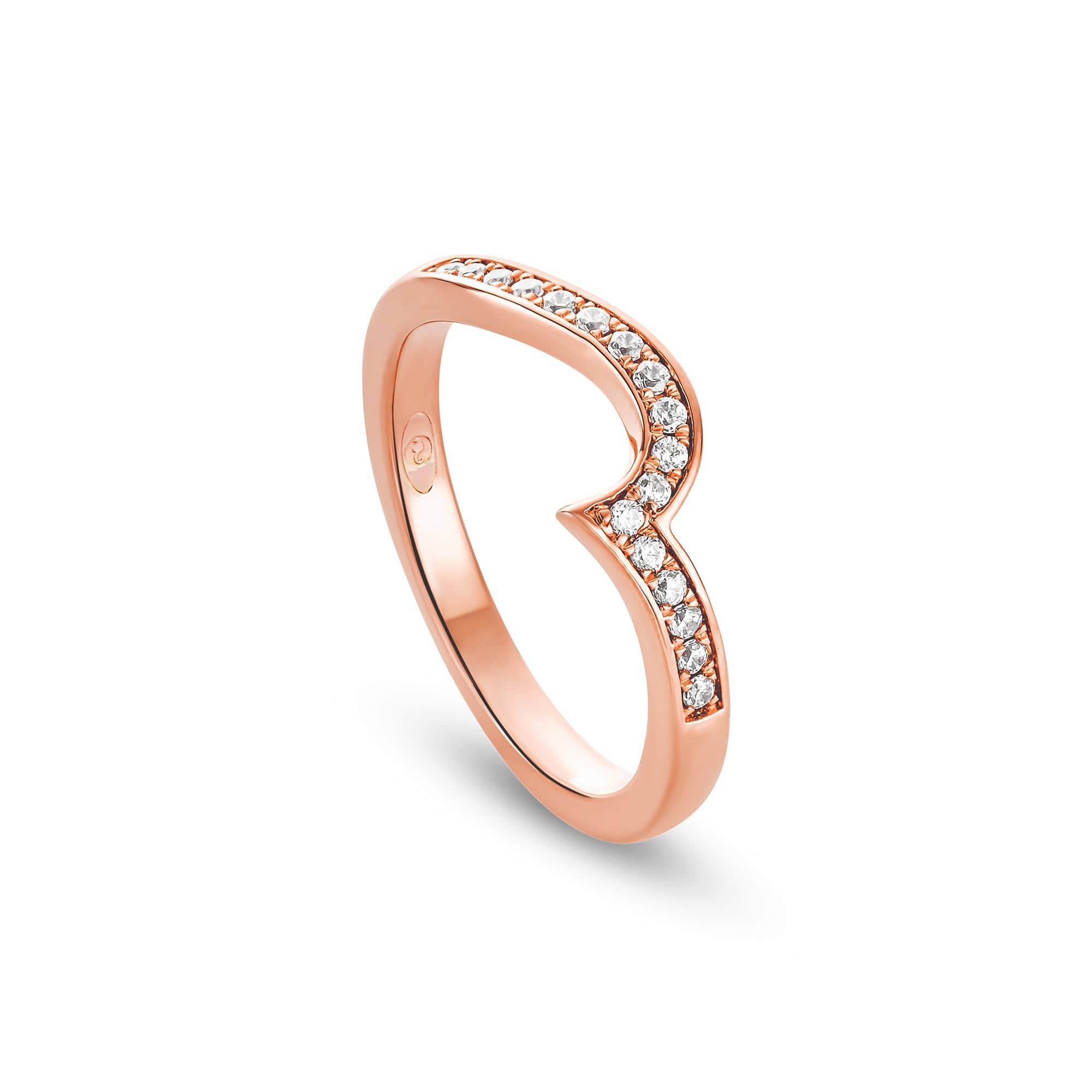 18ct Rose Gold True Romance Wedding Ring
