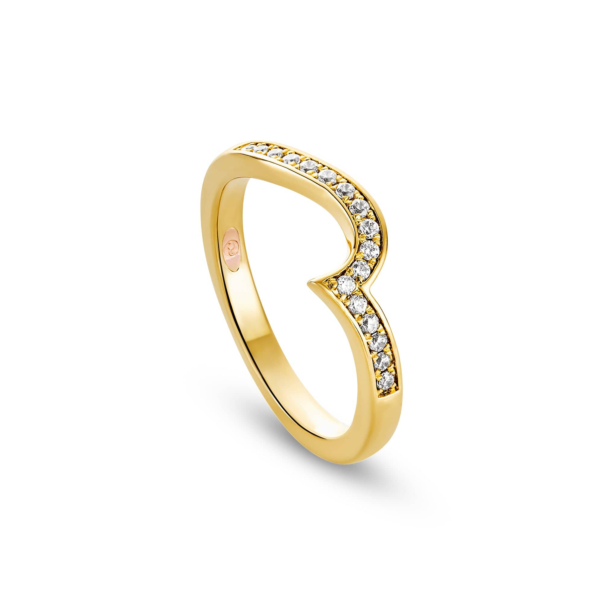 18ct Yellow Gold True Romance Wedding Ring