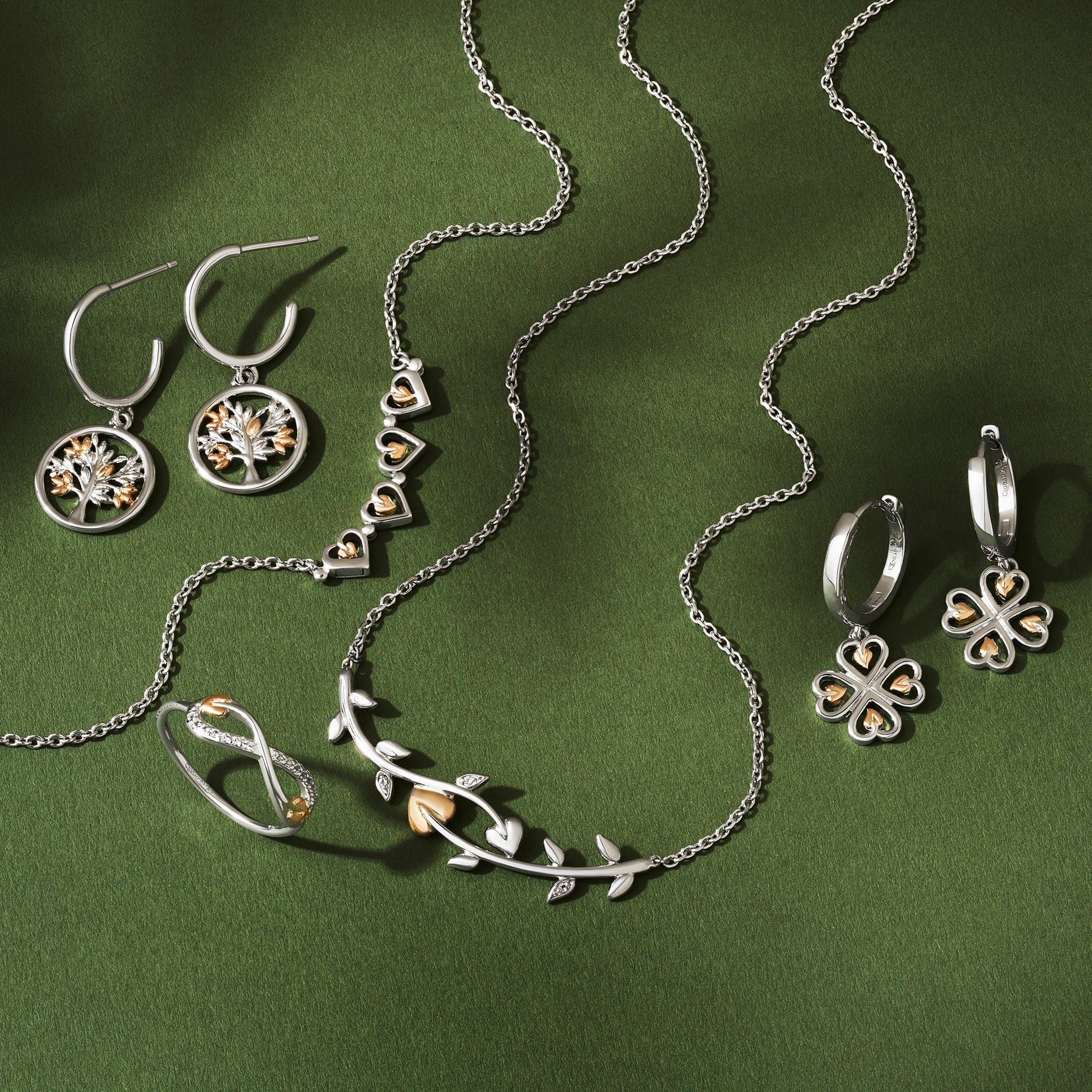 Tree of Life® Sterling Silver Vine Necklace with Topaz - Image 3