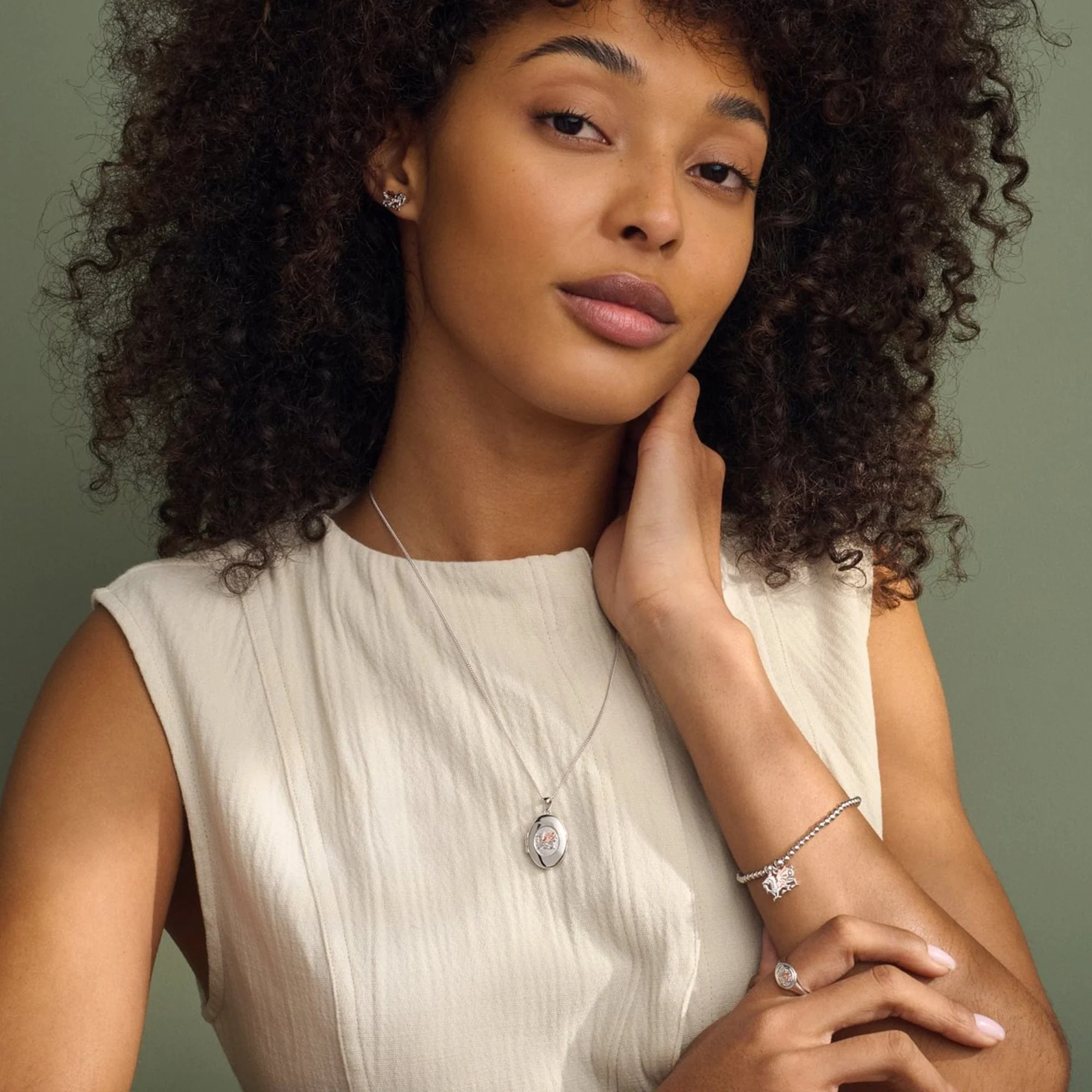 Royal Clogau® Sterling Silver Welsh Dragon Locket - Image 3